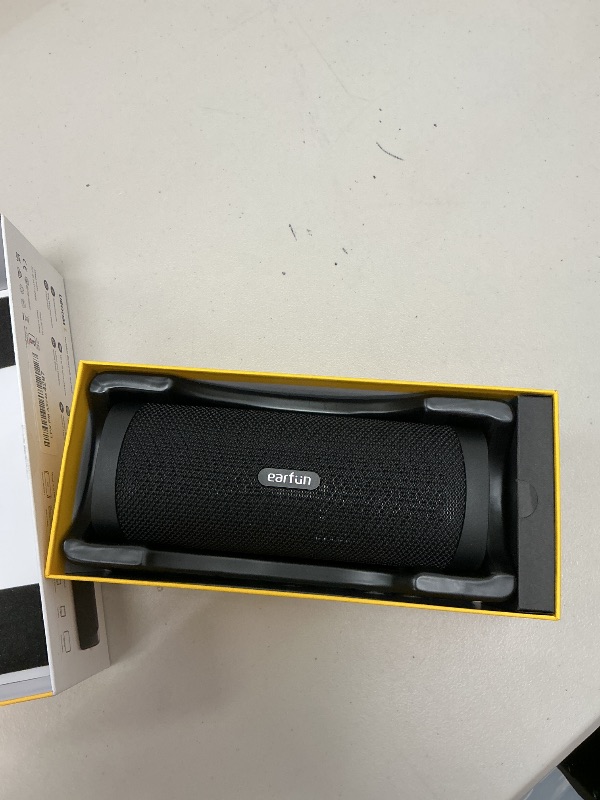 Photo 1 of EarFun UBOOM L Bluetooth Speaker, Portable Speaker 28W Loud Stereo Sound, Rich Bass, IP67 Waterproof & Dustproof, Dual Pairing, Built-in Mic, Low Latency, Wireless Speakers for Party, Indoor & Outdoor