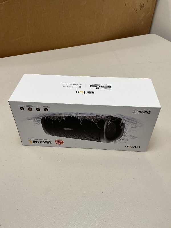 Photo 1 of EarFun UBOOM L Bluetooth Speaker, Portable Speaker 28W Loud Stereo Sound, Rich Bass, IP67 Waterproof & Dustproof, Dual Pairing, Built-in Mic, Low Latency, Wireless Speakers for Party, Indoor & Outdoor