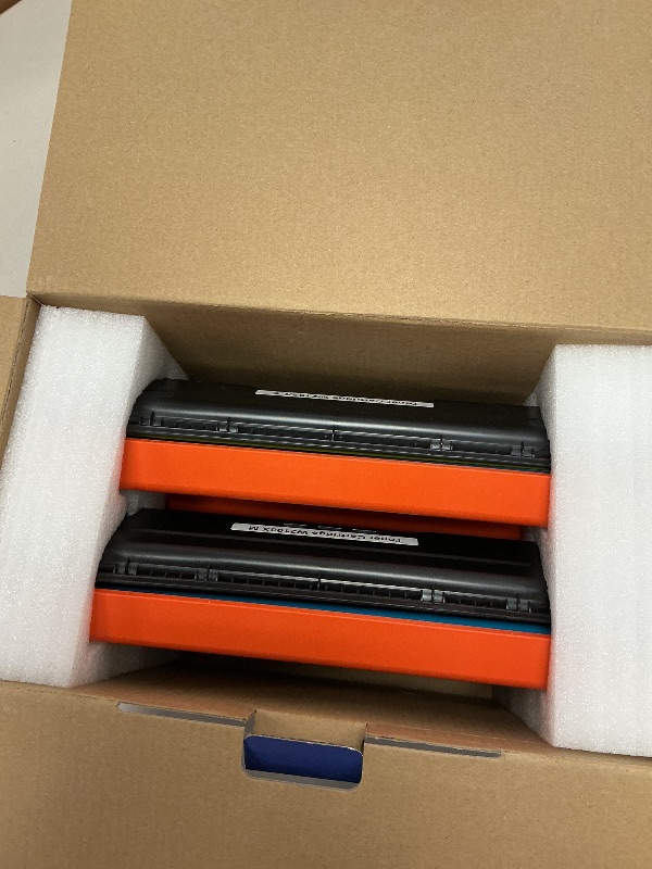 Photo 1 of MasaiMara 210X W2100X W2101X W2103X W2102X High Capacity Compatible Toner Cartridges for HP Color Pro 4201dw 4201dn MFP 4301fdw 4301fdn 4301dw Printer (Black Cyan Magenta Yellow, 4-Pack)