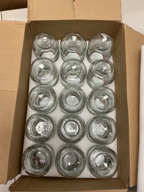 Photo 1 of Accguan 16oz / 500ml Mason Jars with Airtight Lids, Glass Jar With Regular Lids, Clear Glass Jar Ideal for Jam,Honey,Wedding Favors,Shower Favors, Set of 15