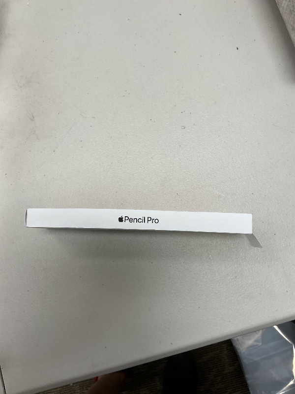 Photo 1 of Apple Pencil Pro: Latest Model - Device Compatibility Check Required - Pixel-Perfect Precision, Tilt and Pressure Sensitivity, Perfect for Note-Taking, Drawing, and Art. Charges and Pairs Magnetically