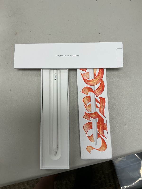 Photo 1 of Apple Pencil Pro: Latest Model - Device Compatibility Check Required - Pixel-Perfect Precision, Tilt and Pressure Sensitivity, Perfect for Note-Taking, Drawing, and Art. Charges and Pairs Magnetically