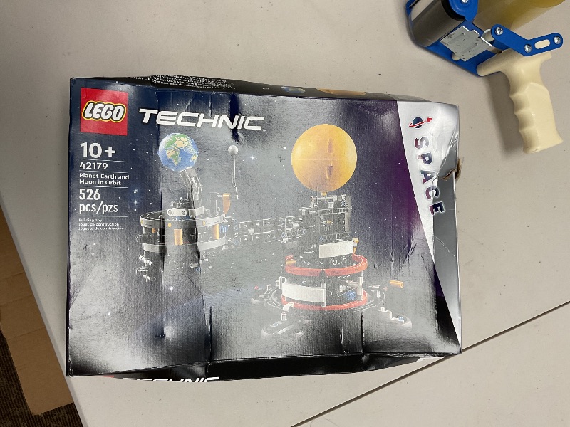 Photo 1 of LEGO Technic Planet Earth and Moon in Orbit Building Set, Outer Space Birthday Gift for 10 Year Olds, Solar System Space Toy for Imaginative, Independent Play, Space Room Décor for Boys & Girls, 42179