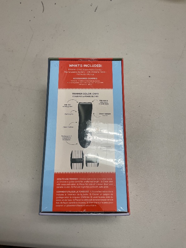 Photo 1 of MERIDIAN The Trimmer Original - Body Hair Trimmer for Men, Electric Shaver for Pubic Hair, Chest, Legs & Bikini, Waterproof & Rechargeable, Onyx