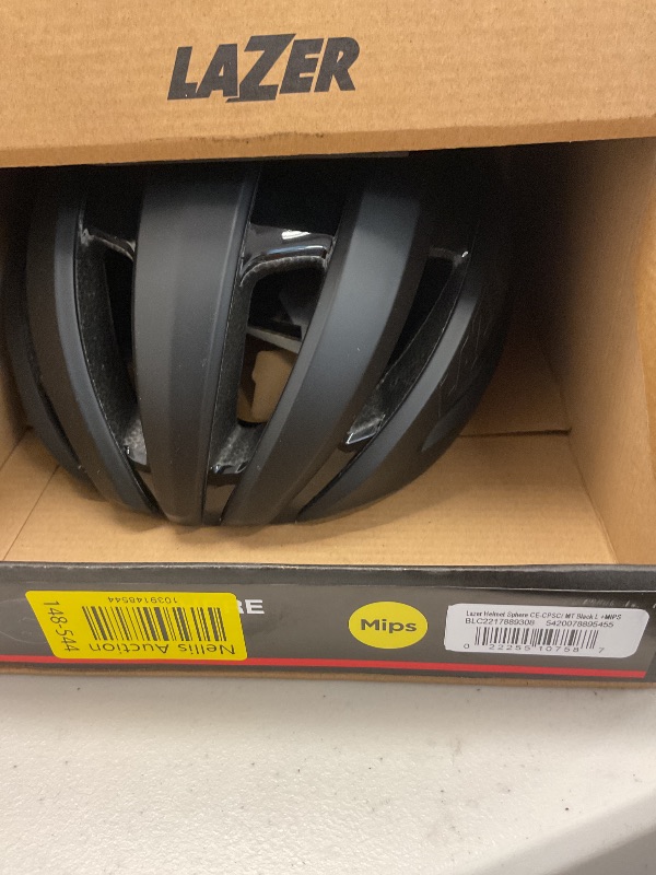 Photo 1 of LAZER Sphere MIPS Road Bike Helmet, Lightweight Bicycling Helmet for Adults, Matte Black, Large