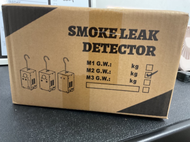 Photo 1 of Powerscale M1 Smoke Machine Automotive Leak Detector Built-in Air Pump,evap Smoke Machine Leak Tester 12V Car Pipe Vacuum Fuel Leakage Tester for All DC12V Vehicles