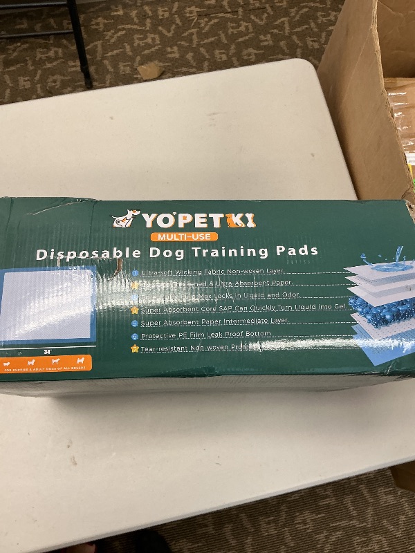 Photo 1 of 100 Count Extra Large Dog Pee Pads 28" x 34", Super Absorbent X-Large Puppy Pads Disposable Training Pads for Dogs, Quick Drying Leak-Proof Dog Potty Pads for Doggies Puppies Cats