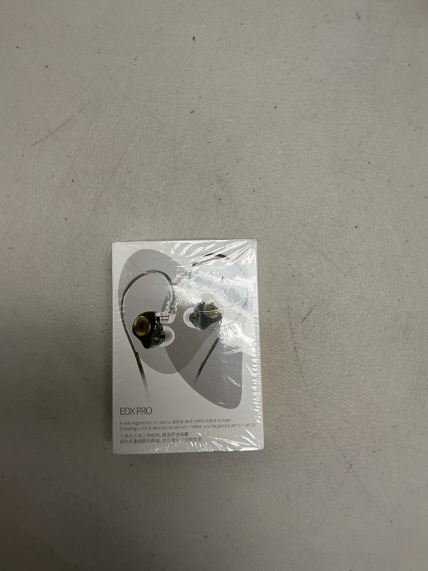 Photo 1 of erjigo EDXPro KZ EDX in-Ear Monitors, HiFi Stereo Stage/Studio IEM Noise Isolating Sport Earphones/Earbuds/Headphones with Detachable Cable for Musician Audiophile (Without Mic, Translucent Black)