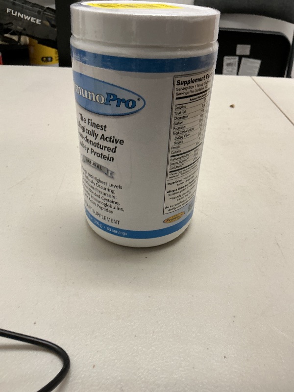 Photo 1 of ImmunoPro The Finest Grass-Fed Whey Protein Powder 300g for Immune Systems Well Wisdom, Clean, Unflavored Whey Protein Powder Concentrate, Grassfed, Non-GMO, Hormone-Free
