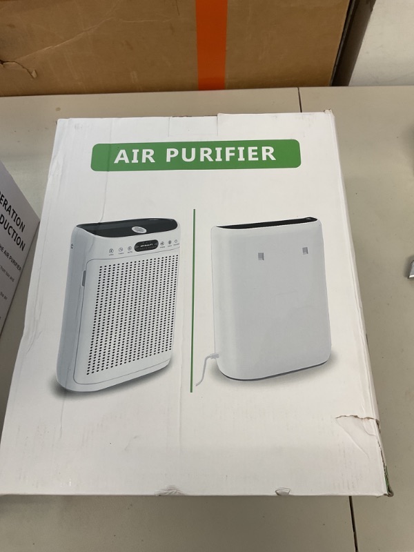 Photo 1 of Air Purifiers for Home up to 1800 sq.ft, Ultra Quiet Air Purifier, H13 True HEPA Air Filter with LED Display Air Quality Sensors, Aromatherapy Function, Ideal for Office, Dorm, Apartment,Kitchen