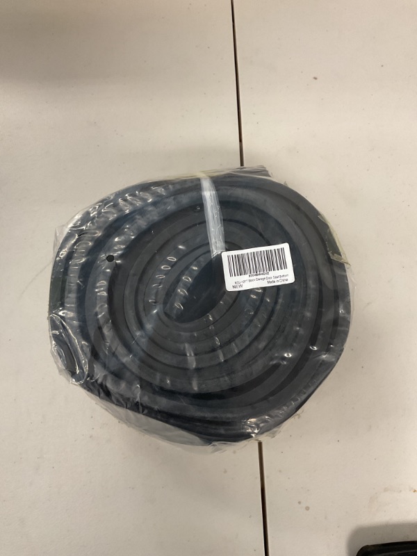 Photo 1 of Jin&Bao Garage Door Bottom Weather Stripping Rubber Seal with T-Ends 5/16" - Protect Your Garage from Weather, Insects, and Dust with Premium Garage Door Draft Stopper?12FT, Black?