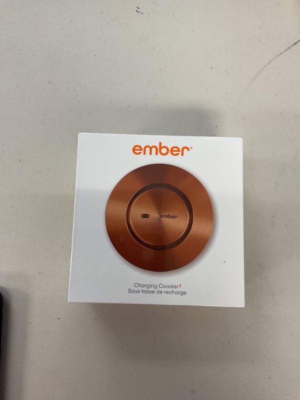 Photo 1 of Ember Charging Coaster 2, Wireless Charging for Use with Ember Temperature Control Smart Mug, Copper