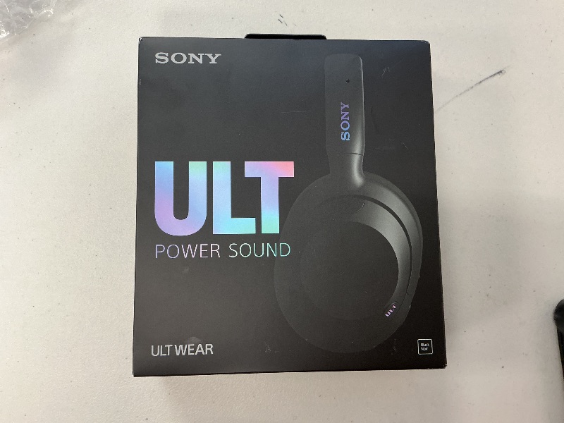 Photo 1 of Sony ULT WEAR Over-Ear Noise Cancelling Bluetooth Headphones with Alexa Built-in, Comfortable Design, 30-Hour Battery, Massive Bass, Black