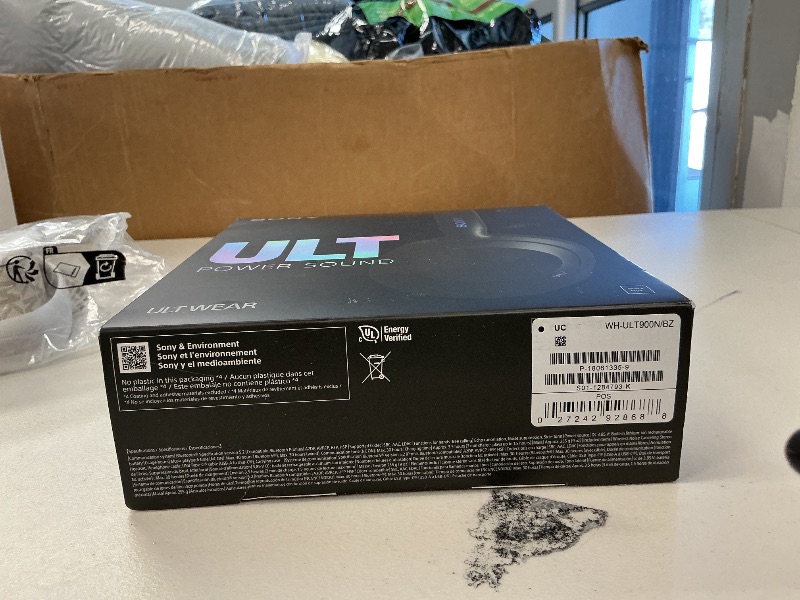 Photo 1 of Sony ULT WEAR Over-Ear Noise Cancelling Bluetooth Headphones with Alexa Built-in, Comfortable Design, 30-Hour Battery, Massive Bass, Black