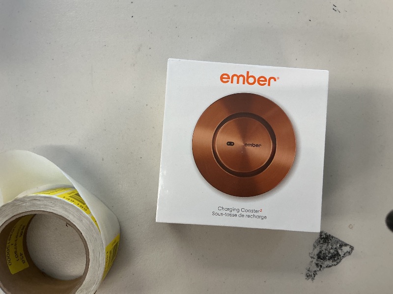 Photo 1 of Ember Charging Coaster 2, Wireless Charging for Use with Ember Temperature Control Smart Mug, Copper