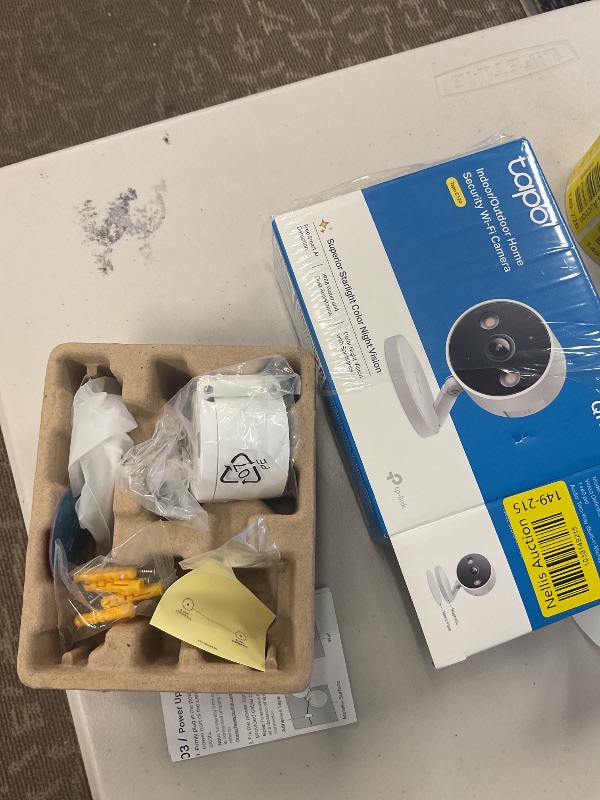 Photo 1 of Tapo TP-Link 2K QHD Security Camera, Indoor/Outdoor, ???? ????? ??????'? ??????, Color Night Vision, Free Person/Pet/Vehicle Detection, Invisible IR Mode, SD Storage, C120