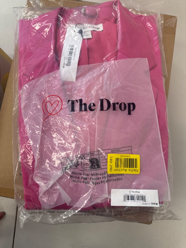Photo 1 of The Drop Women's Zeke Silky Stretch Blazer Hot Pink, L
