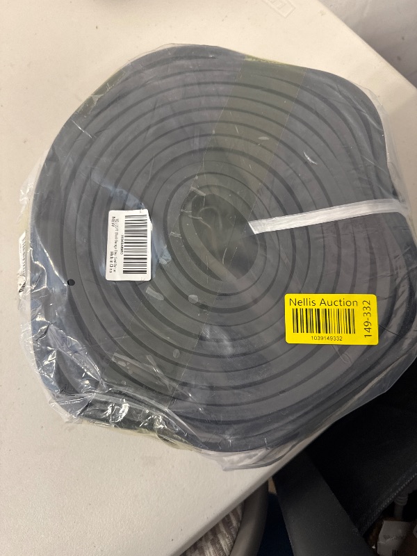 Photo 1 of Jin&Bao Garage Door Bottom Weather Stripping Rubber Seal with T-Ends 5/16" - Protect Your Garage from Weather, Insects, and Dust with Premium Garage Door Draft Stopper?20FT, Black?