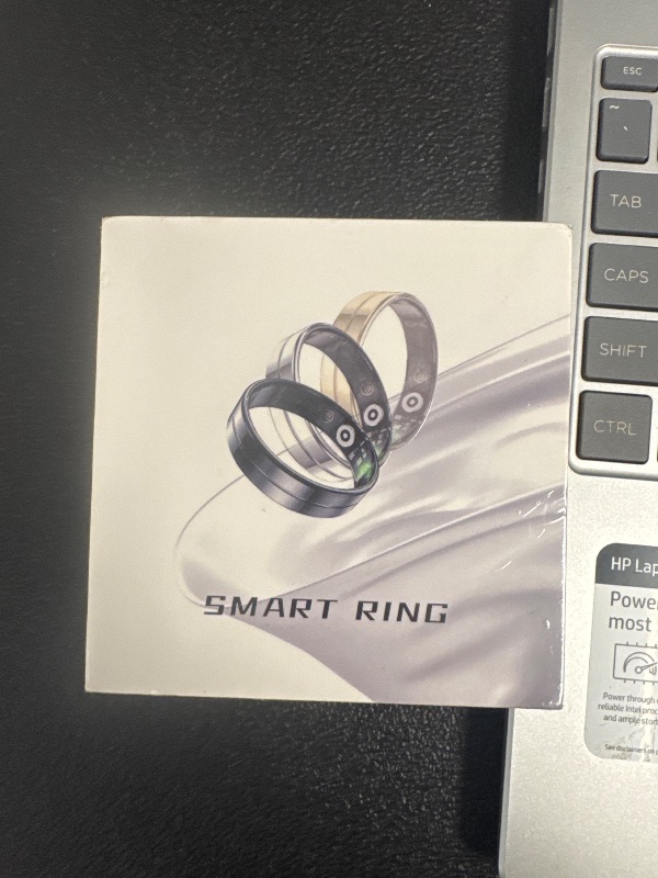 Photo 1 of HitTopss Smart Ring, Ultra Thin Fitness Tracking Smart Ring with Calories/Heart Rate/Blood Oxygen/Sleep Monitoring, 5ATM Waterproof, No APP Subscription (Silver,Ultra Thin-8#)
