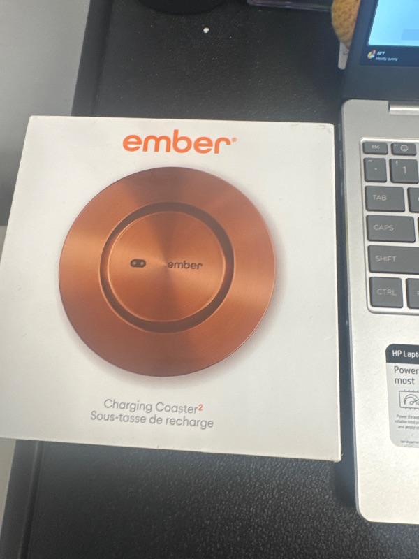 Photo 1 of Ember Charging Coaster 2, Wireless Charging for Use with Ember Temperature Control Smart Mug, Copper