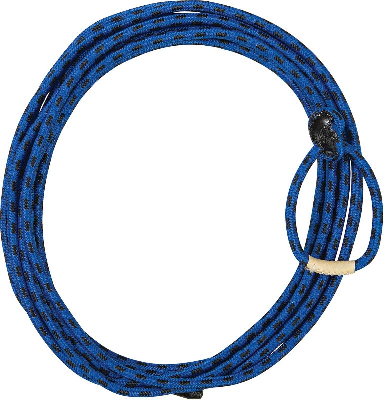 Photo 1 of Weaver Equine Waxed Nylon Kids Lasso Rope, Lightweight Cowboy Rope Lasso for Practice, Colorful Loop Lasso Roping Ropes for Kids 5/16" x 20'