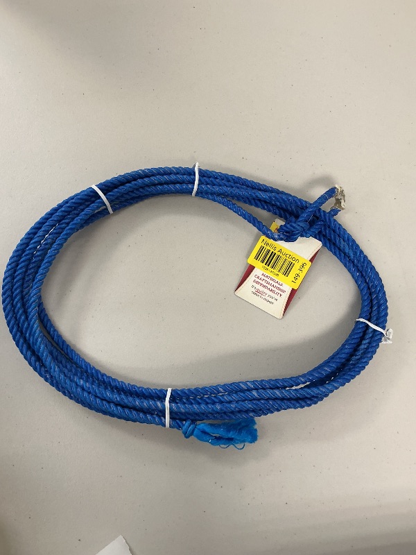 Photo 1 of Weaver Equine Waxed Nylon Kids Lasso Rope, Lightweight Cowboy Rope Lasso for Practice, Colorful Loop Lasso Roping Ropes for Kids 5/16" x 20'