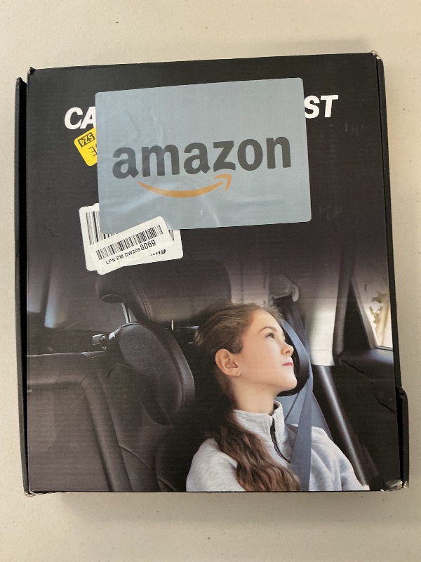 Photo 1 of zorunowa Car Headrest Pillow,Thickened Foam Road Pal Headrest,Neck Support Pillow,180° Adjustable Car Headrest, U- Shaped Design,Travel Car Sleeping,Suitable for Kids and Adults(Foam Model)