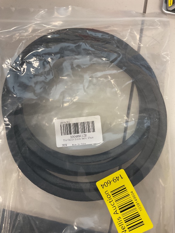 Photo 1 of 754-04219 954-04219 Drive Belt for Troy-Bilt MTD 46 inch Deck LTX1045 LTX1046, Craftsman LT2000 LT2500 Lawn Mower Tractor Replaces
