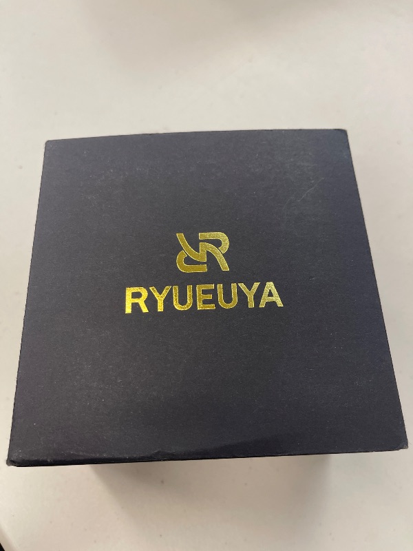 Photo 1 of RYUEUYA Luxury Carbon Fiber Case Rubber Strap for Apple Watch Band 44/45mm, Modification Kit Mod for Series 9/8/7/6/5/SE Iwatch,B-OR