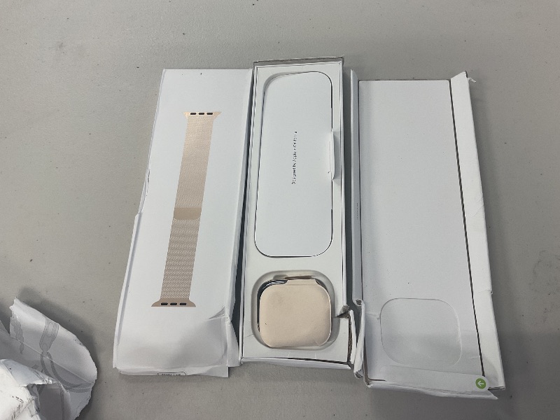 Photo 1 of Apple Watch Series 10 [GPS + Cellular 46mm case] Smartwatch with Gold Titanium Case with Gold Milanese Loop - M/L. Fitness Tracker, ECG App, Always-On Retina Display, Carbon Neutral