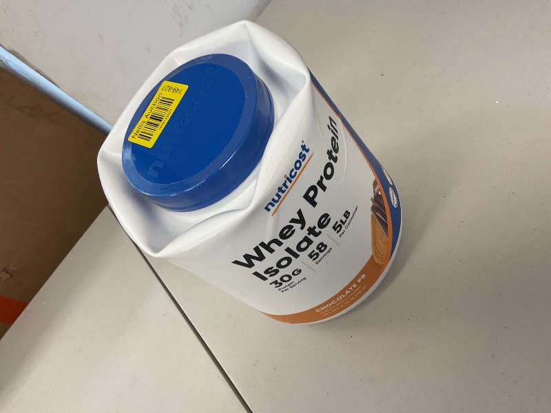 Photo 1 of Nutricost Whey Protein Isolate (Chocolate Peanut Butter, 5 Pound) Protein Powder