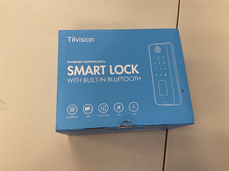 Photo 1 of Tilvision WiFi Smart Door Lock,Keyless Entry Deadbolt with App Control, Gateway, Touchscreen Keypad - Auto Lock & IP65 Waterproof - Fingerprint Door Lock for Front Door,Home,Office