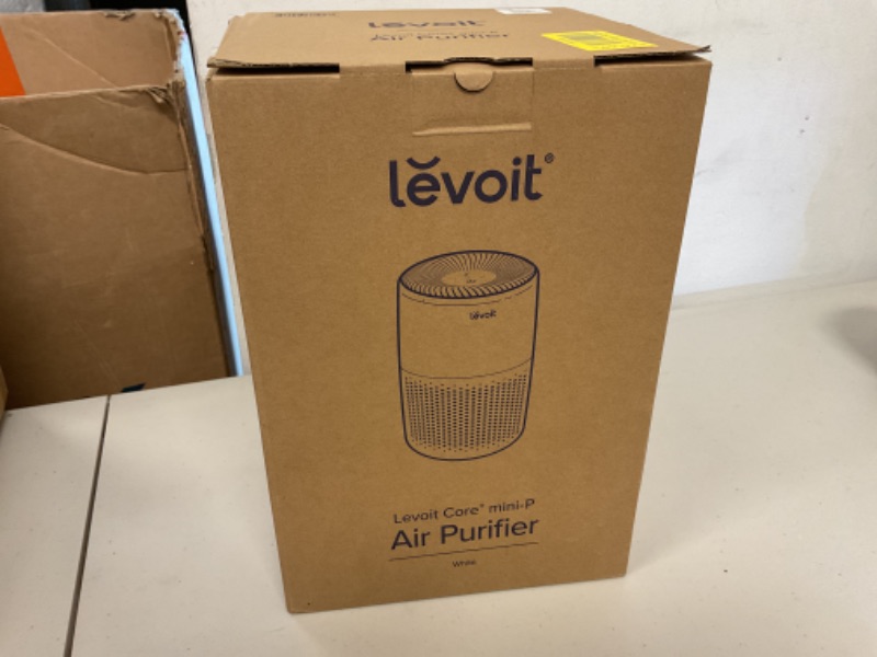 Photo 1 of LEVOIT Air Purifiers for Bedroom Home, 3-in-1 Filter Cleaner with Fragrance Sponge for Better Sleep, Filters Smoke, Allergies, Pet Dander, Odor, Dust, Office, Desktop, Portable, Core Mini-P, White
