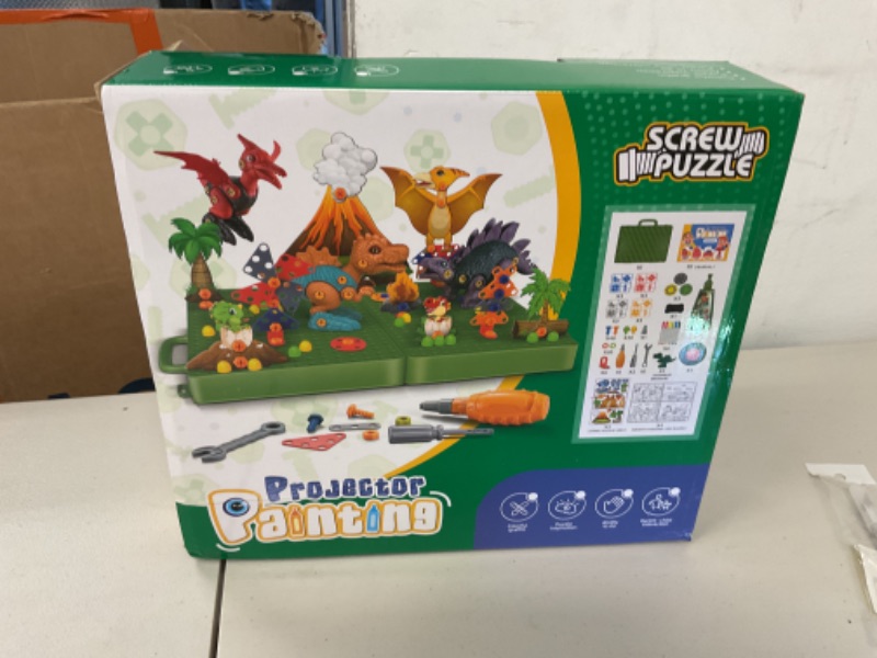 Photo 1 of Drawing Projector for Kids, Tracing Projector for Early Learning Educational Toy Art Supplies, Dinosaur Toys Smart Projection Drawing Board Gift for Boys Girls 6-8 (Green)