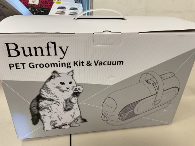 Photo 1 of Dog Grooming Vacuum, Dog Grooming Kit with Pet Clippers, 12,000Pa Pet Hair Grooming Vacuum for Dogs, Vacuum Brush for Shedding Grooming, Low Noise Home Cleaning Tool in 1, PG10