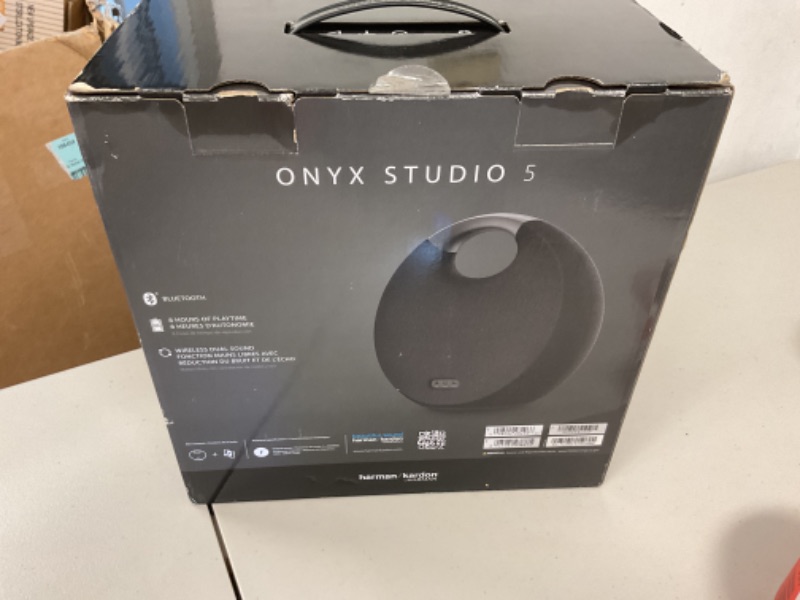 Photo 1 of Harman Kardon Onyx Studio 5 Bluetooth Wireless Speaker (Onyx5) (Black)
