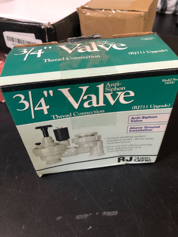 Photo 1 of 1-Pack Orbit 57623 3/4" FPT 100 Series Anti-Siphon Automatic Sprinkler Valve with Flow Control