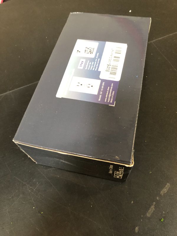 Photo 1 of ELECTECK 5 Pack GFCI Outlets 15 Amp, Non-Tamper Resistant, Decor GFI Receptacles with LED Indicator, Ground Fault Circuit Interrupter, Wallplate Included, ETL Listed, White