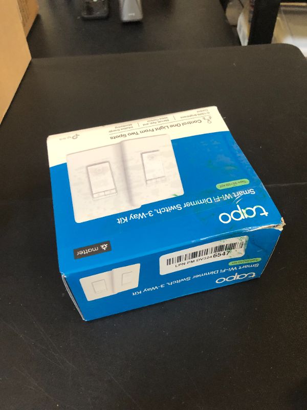 Photo 1 of TP-Link Tapo Smart 3 Way Dimmer Switch KIT, Matter Compatible, Energy Monitoring, Neutral Wire Required, Works with Alexa, Siri, Google Home, SmartThings, UL Certified, 2.4GHZ Wi-Fi, Tapo S515D KIT