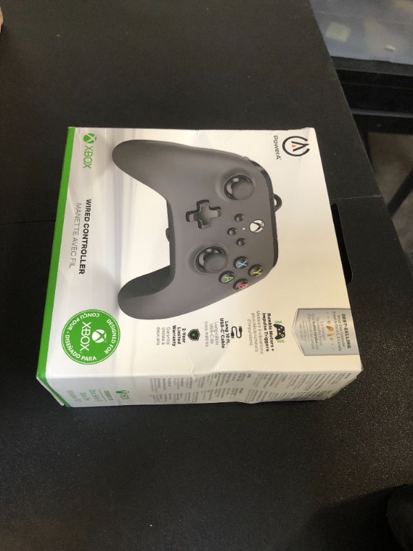Photo 1 of PowerA Wired Controller For Xbox Series X|S - Black, Gamepad, Video Game Controller Works with Xbox One