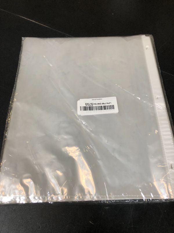 Photo 1 of 100 Pack Clear Sheet Protectors 8.5 x 11 Inch, Letter Size Page Protectors for 3 Ring Binder, Premium Polypropylene, Reinforced Holes, Acid Free, Top Loading for Documents, Paper, Photos