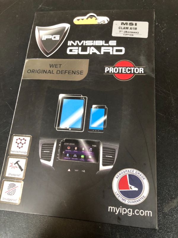 Photo 1 of IPG for MSI Claw A1M Gaming Handheld 7” Navigator Touchscreen HydroGel Screen Protector Invisible Ultra HD Clear Film Anti Scratch Skin Guard - Smooth/Self-Healing/Bubble -Free for A1M