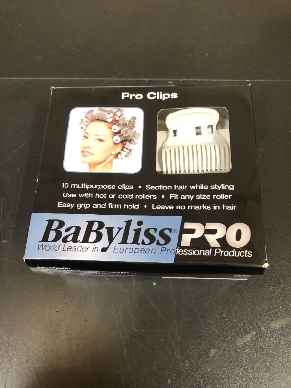 Photo 1 of BabylissPRO Clips for Rollers, 10 Count (Pack of 1)