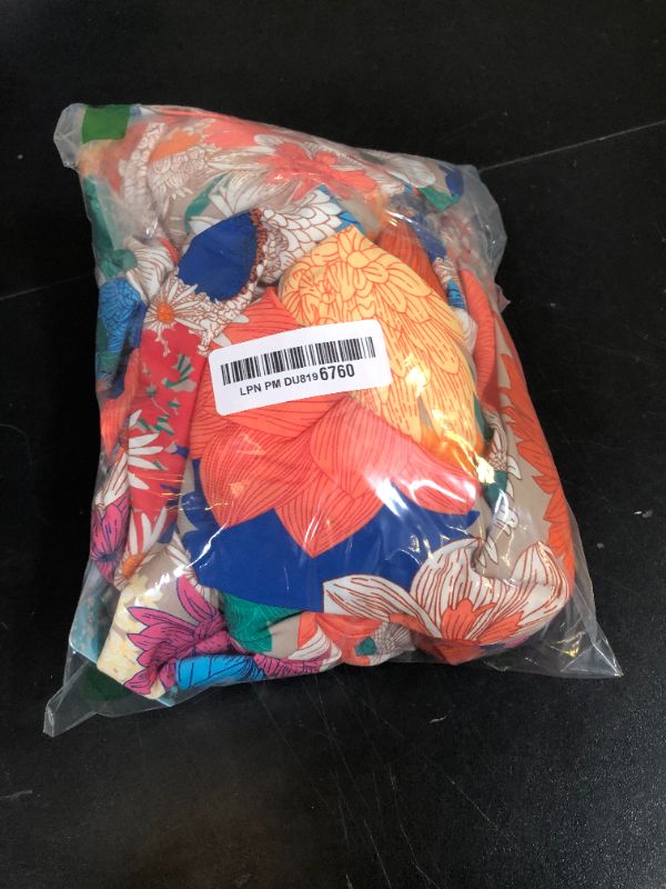 Photo 1 of Maxigerui Women's Boho Floral Print Midi Dress Summer Long Dress Orange Multi Floral M