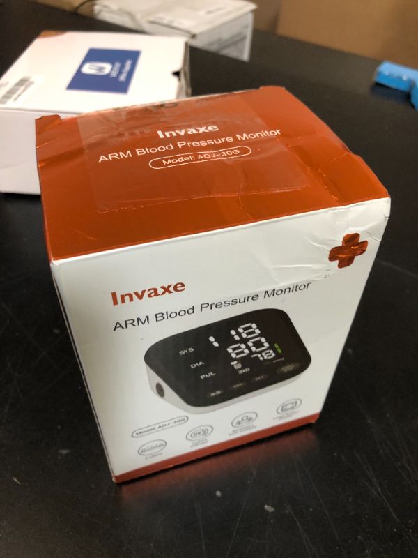 Photo 1 of Blood Pressure Machine, Automatic Upper Arm Blood Pressure Monitor with 2x199 readout, 4.5 inch Backlit Large Screen Adjustable Large Cuff 9 to 17 inches - arrhythmia and Home Hypertension Detector