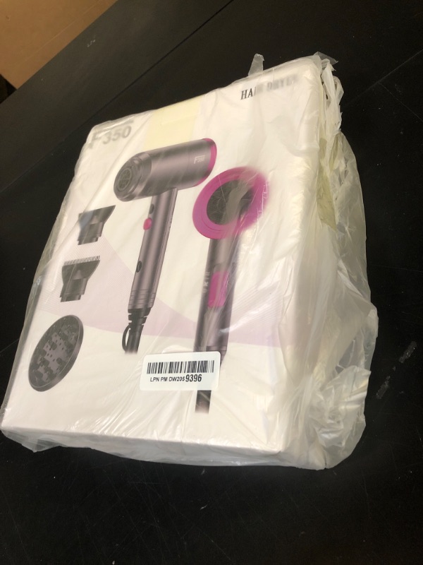 Photo 1 of Ionic Hair Dryer, Professional Hair Blow Dryer Hot/Cold Air, 1800W Powerful AC Motor, Negative Ion Hairdryer Fast Drying, 2 Speed/3 Heating with 2 Nozzles&1 Diffuser, for Women Men Kids Salon Travel
