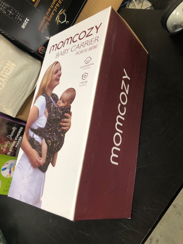 Photo 1 of Momcozy Baby Carrier - Ergonomic, Cozy and Lightweight Carrier for 7-44lbs, Effortless to Put On, Ideal for Hands-Free Parenting, Enhanced Lumbar Support, Purehug for Infant to Toddler, Light Purple