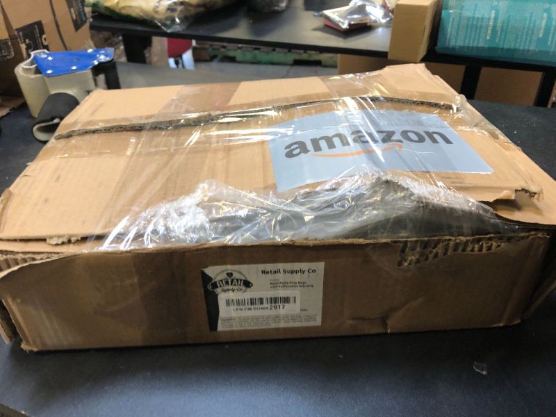 Photo 1 of Poly Bags with Suffocation Warning 11x14 - Resealable - 1000 Pack - Clear Poly Bags 11x14" - Packaging Bags - T-Shirt Bags - Retail Supply Co