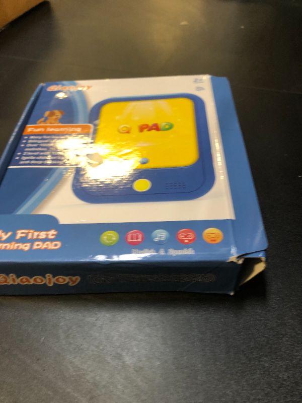 Photo 1 of Kids Learning Tablet Educational Learning Pad for Toddlers 2-5 to Learn Alphabets, Numbers, Foods, Time, Music, Vehicles,Jurassic Park, Tablet Toy for Toddlers Ages 2 3 4 5 6 Years Old