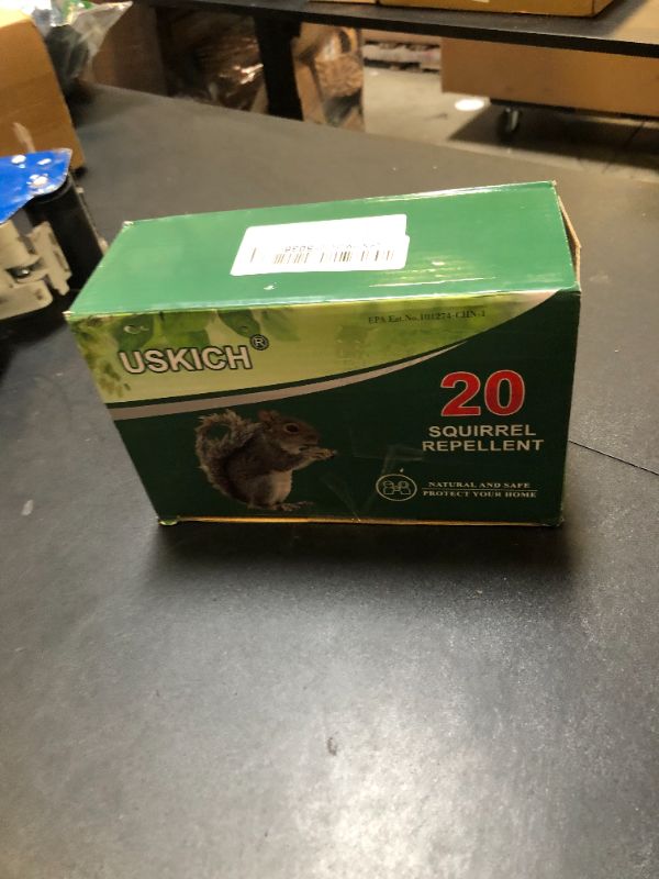 Photo 1 of 20Pack Squirrel Repellent Outdoor, Chipmunk Repellent Outdoor,Rodent Repellent,Squirrel Repellent for Attic and Cars Engines